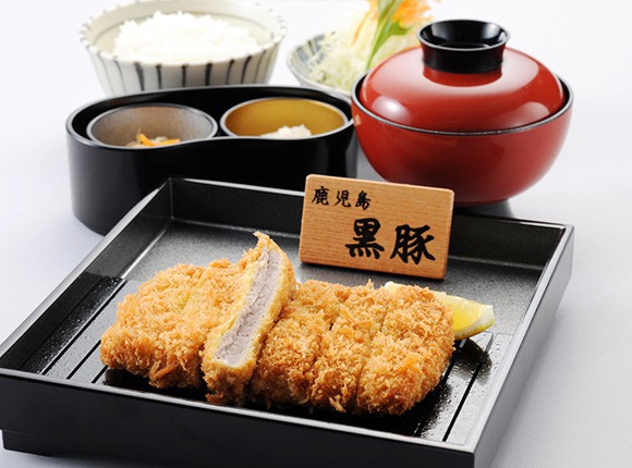 白雪おろしの黒豚ロースとんかつ膳